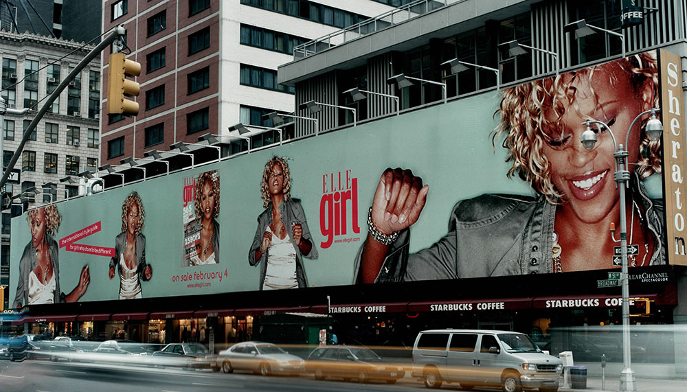 Eve ELLE Girl billboard