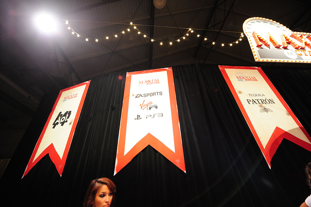 sponsor banners maxim party 2011