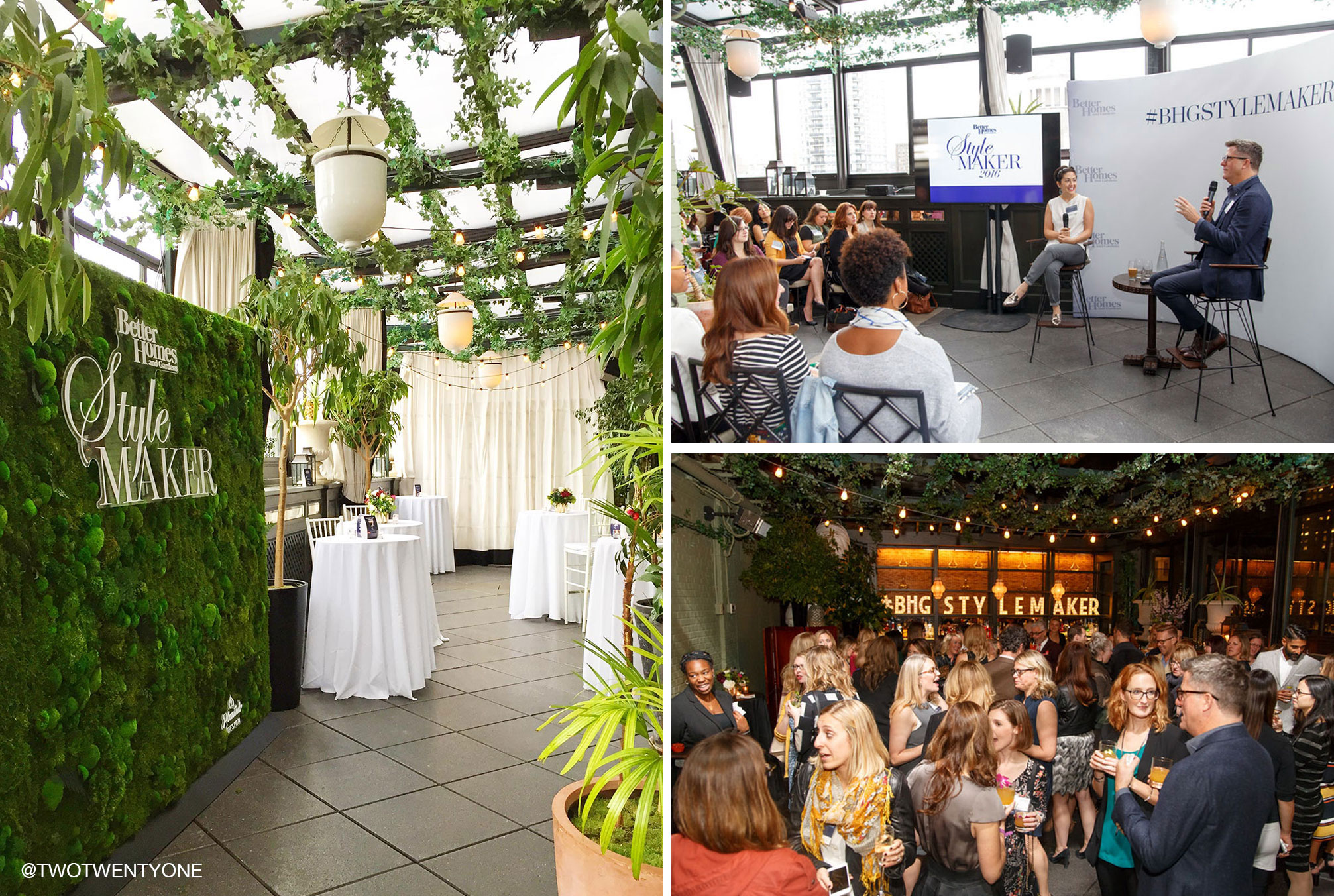 Style Maker 2016 session cocktails greenery